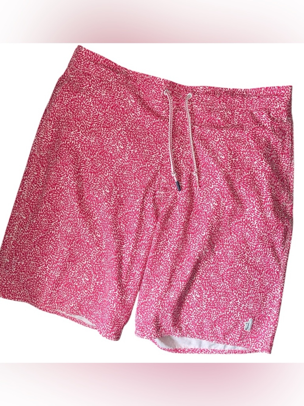 Johnnie-O Men's Magenta Floral Swim Trunks